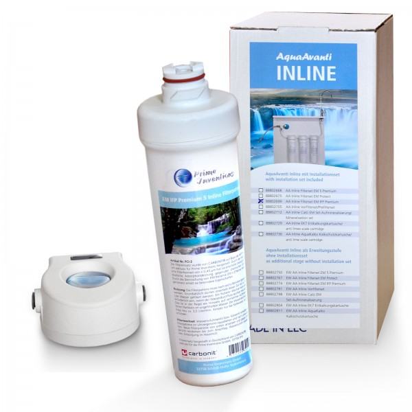 Carbonit, AquaAvanti-Inline Untertischfilter-Set, EM IFP Premium
