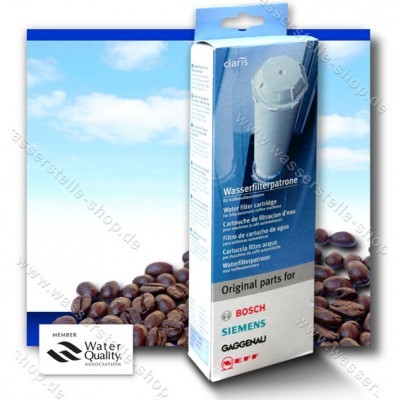 Claris Water Filter Suitable for AEG, Bosch, Krups, Siemens, Neff Coffee / Espresso Machine