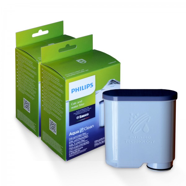 2x Wasserfilter Saeco/Phillips AquaClean Kaffeemaschinen CA6903/10