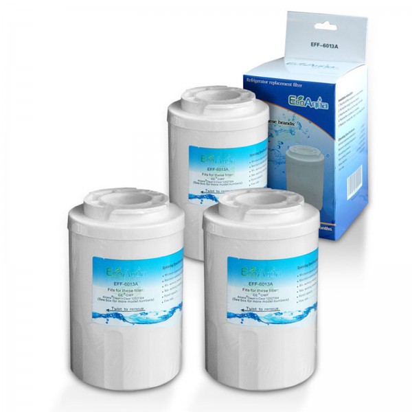 3x Kühlschrankfilter kompatibel GE MWF Smartwater, ECOPURE EFF-6013A 
