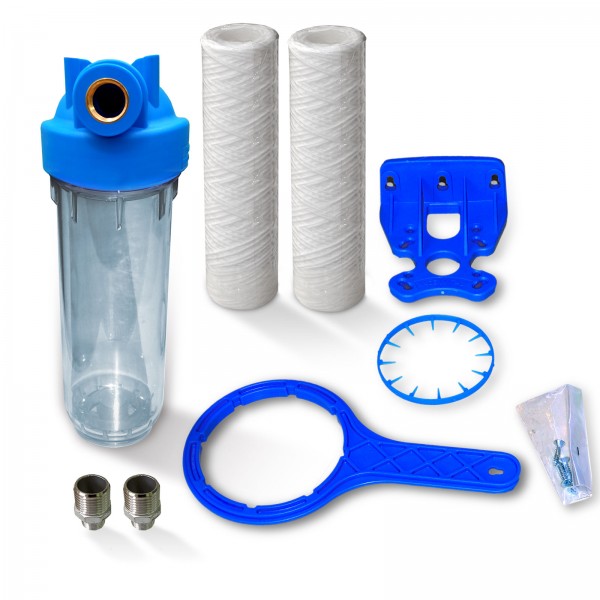 10 inch water filter housing with 1/2 &quot;plastic thread, Italy