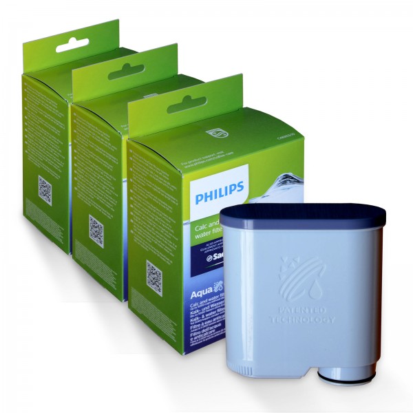 3x Wasserfilter Saeco/Phillips AquaClean Kaffeemaschinen CA6903/10